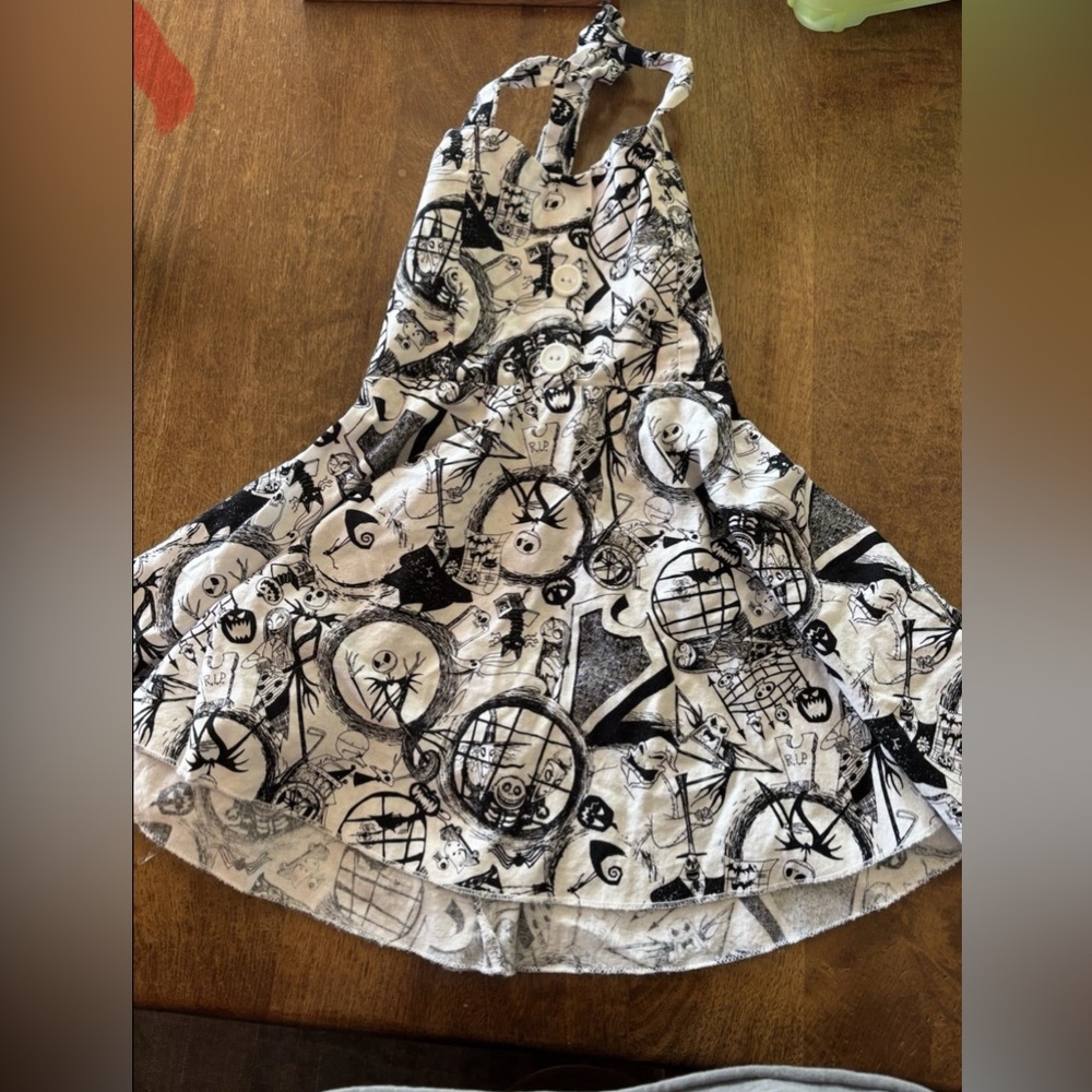 Nightmare before Christmas  toddler dress  fits 2 or 3 T I